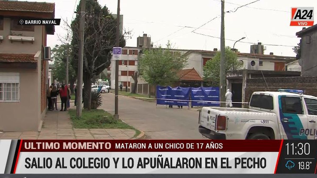 Quilmes: el adiós de la madre del chico de 17 años asesinado por la bicicleta. (Captura de Tv)