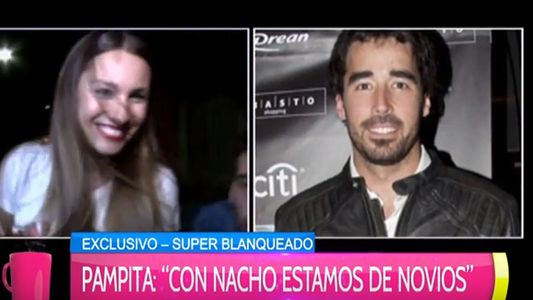 Pampita blanqueó que está de novia con Nacho Viale