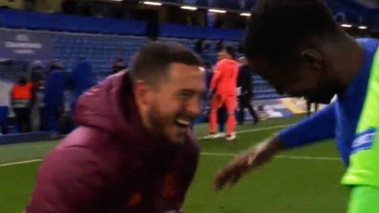 Insólito: Real Madrid quedó eliminado y Hazard apareció riéndose con sus excompañeros del Chelsea