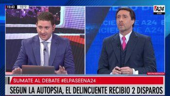 El pase en A24: mirá el debate de Jonatan Viale y Feinmann sobre el caso del jubilado que mató a un delincuente