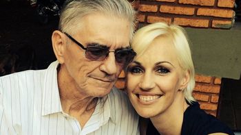 Ingrid Grudke pudo llegar a Misiones para despedir a su padre: Lo vi y al día siguiente se fue