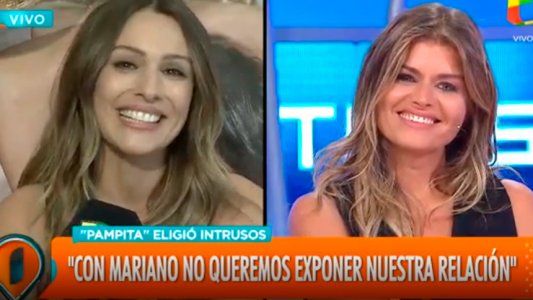 Pampita limó asperezas con Ángeles Balbiani en la televisión