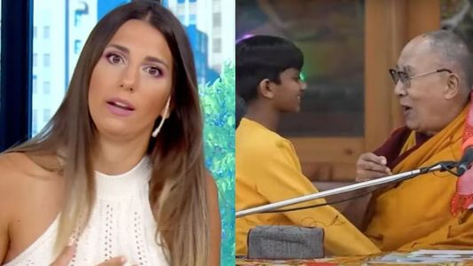 Cinthia Fernández explotó luego de ver el video de Dalai Lama besando a un niño: Es un degenerado