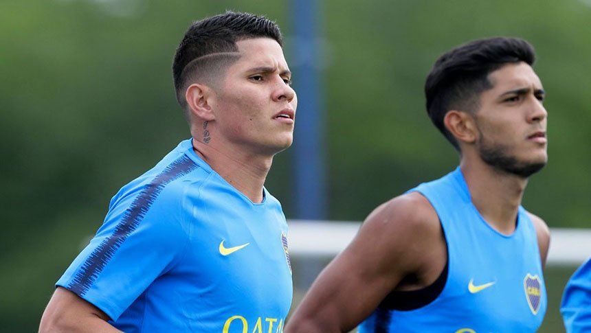 Boca les dio la bienvenida a Marcone y Campuzano