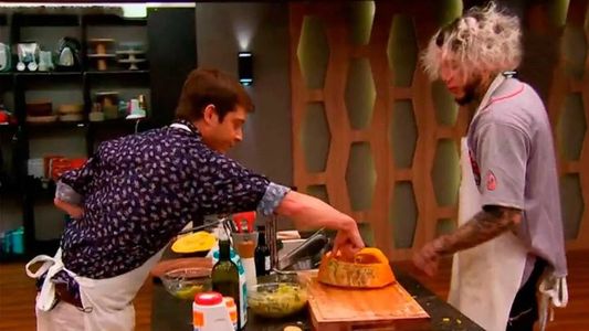 Masterchef Celebrity: La insólita lucha de Alex Caniggia con un zapallo