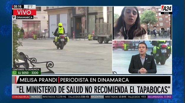 Cuarentena, fase tres: A24 recorre las calles en Dinamarca