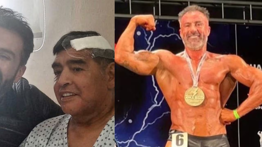 Del juicio a la tarima: el médico de Maradona brilla en el fisicoculturismo