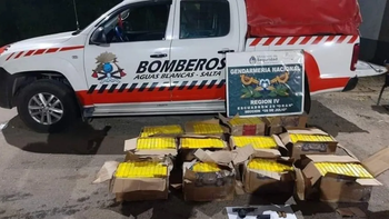Trasladaban cocaína en un camión de bomberos y simulaban que eran encomiendas