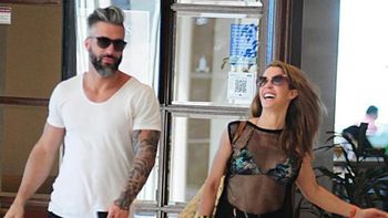 Aparecen fotos del hombre que ayuda a vivir la soltería a Miriam Lanzoni