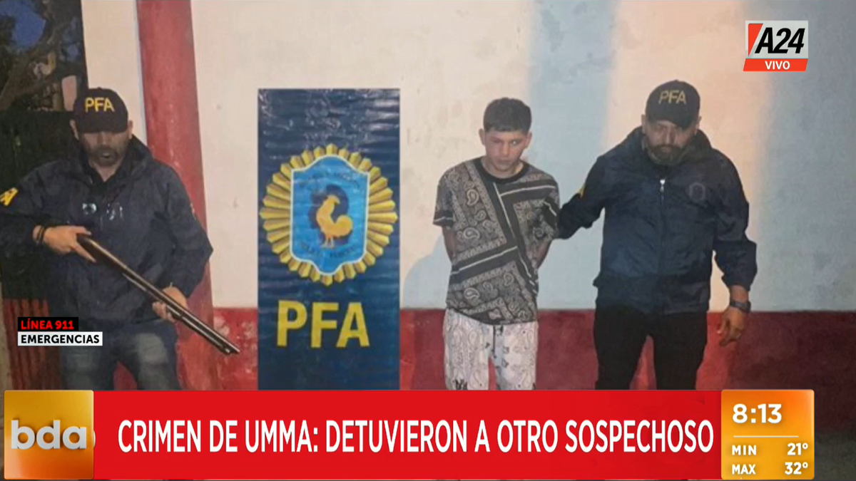 Crimen de Umma: detuvieron a un segundo sospechoso por el asesinato de la hija del custodio de Patricia Bullrich