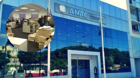 Video: los empleados de ANAC volvieron a la presencialidad y encontraron un impactante caos en las oficinas