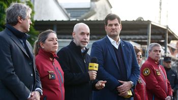 Horacio Rodríguez Larreta presentó las pistolas Taser en la Ciudad de Buenos Aires. (Foto: Gobierno de la Ciudad)