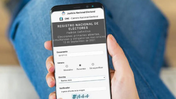 El padrón electoral nacional se puede consultar de modo digital (Foto: archivo).