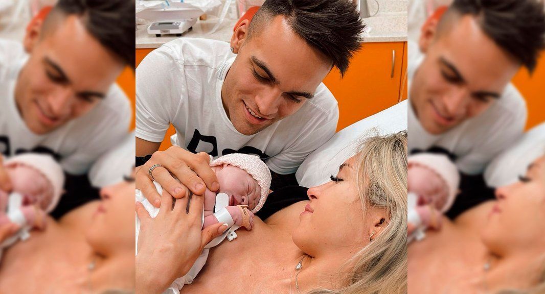 Nació Nina, la primera hija de AgustinaGandolfo y Lautaro Martínez
