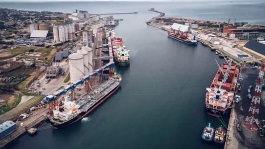 Puertos públicos bonaerenses llegaron a su mayor volumen en cuatro años