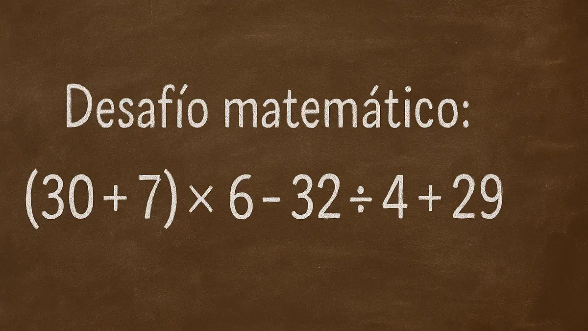 La regla esencial para resolver este desafío matemático es conocido como PEMDAS (por sus siglas en inglés) o jerarquía de operaciones.