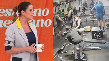Pamela David le dio una patada a su entrenador en sus partes íntimas y se conoció el video: ¡Qué exagerado!
