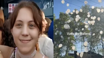Dolor en Merlo por la muerte de Maitena: así fue la emotiva despedida frente a su escuela
