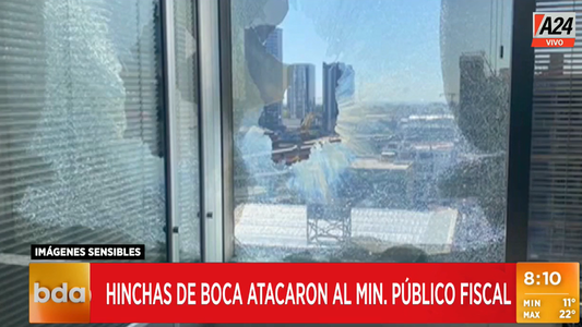 Hinchas de Boca atacaron la fiscalía que investiga una causa contra el hermano de Juan Román Riquelme