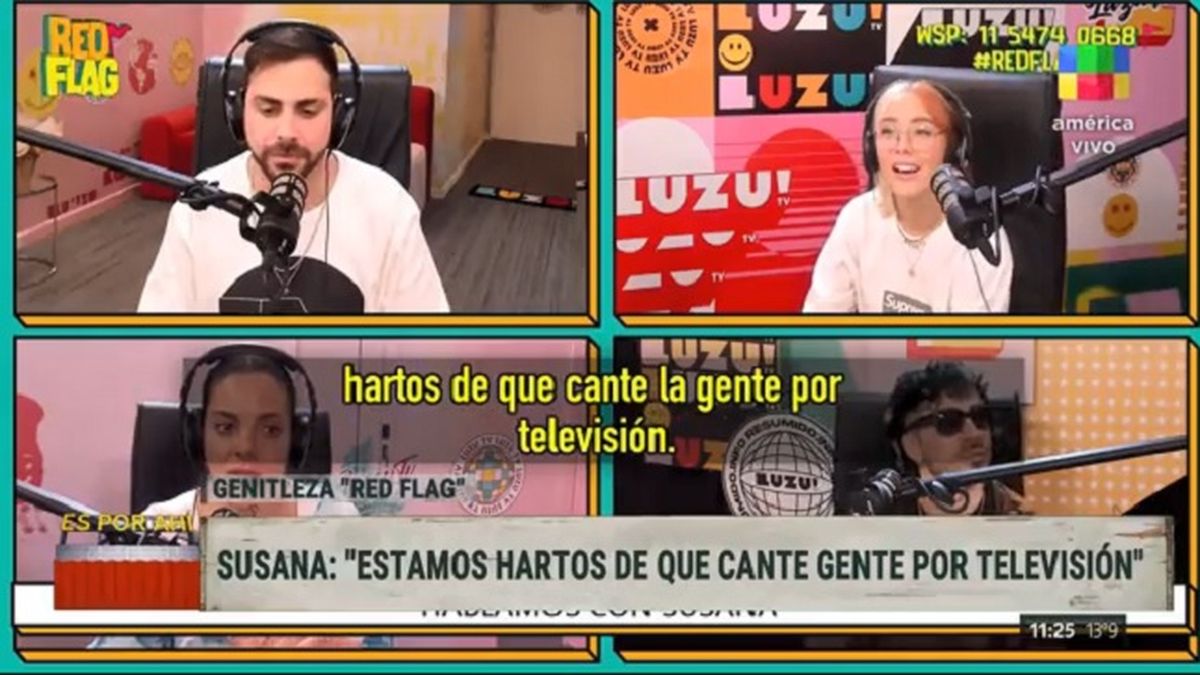 V&iacute;a telef&oacute;nica Susana Gim&eacute;nez le peg&oacute; a Marcelo Tinelli, al asegurar que la gente est&aacute; harta de los programas de canto en la tv.&nbsp;