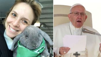 Contundente postura de Carla Peterson luego del discurso del Papa: Iglesia y Estado asunto separado