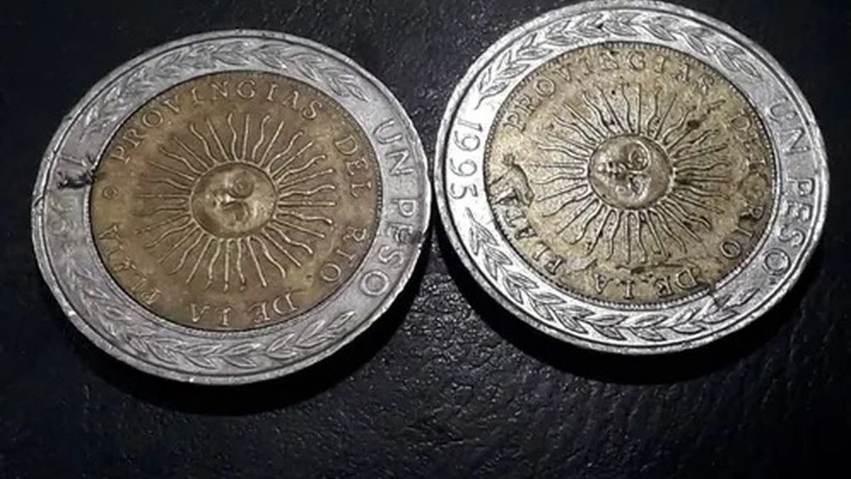 Las monedas de un peso con error de tipeo no tienen un valor especial