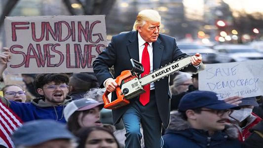 Motosierra: la medida de Trump que afecta a los más vulnerables y que desató una batalla legal