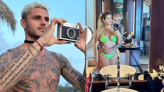 Las nuevas fotos que Mauro Icardi compartió con Wanda Nara del viaje a Islas Maldivas