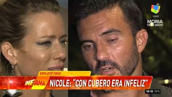 Nicole Neumann le contestó a Cubero: Me hubiera considerado frustrada si...