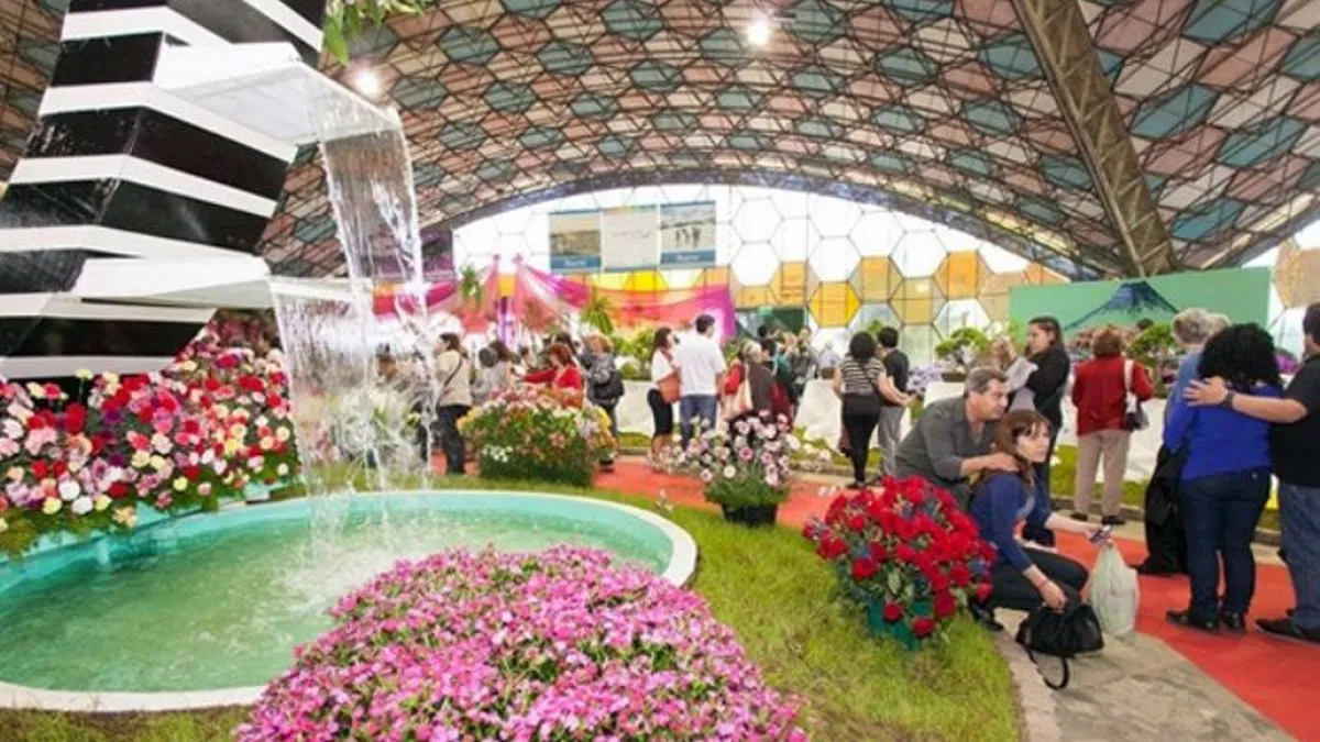 Fiesta Nacional de la Flor en Escobar. 