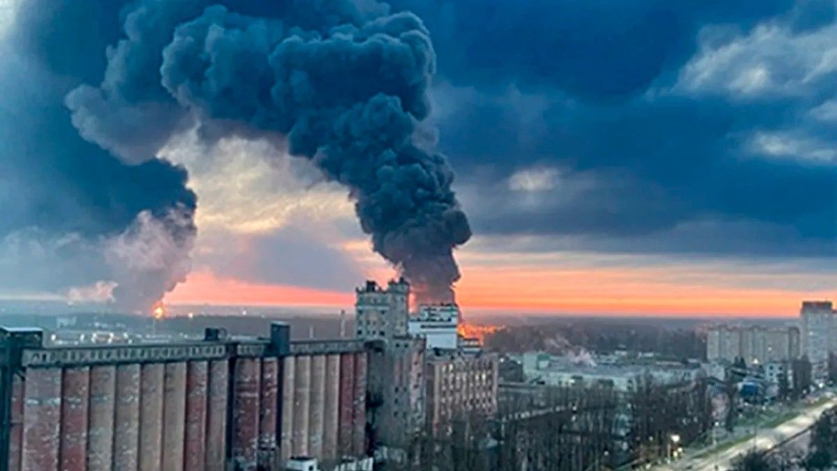 Se registró un incendio en Bryansk