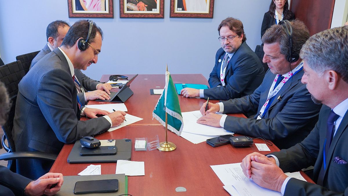 Sergio Massa acordó con un fondo saudita una inversión de US$500 millones en la Argentina. (Foto: Twitter Sergio Massa)