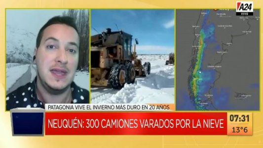 El invierno más duro en 20 años: fuertes nevadas dejan incomunicados a pueblos de la Patagonia