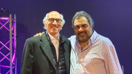 El virrey Carlos Bianchi fue al teatro a ver a Roberto Moldavsky
