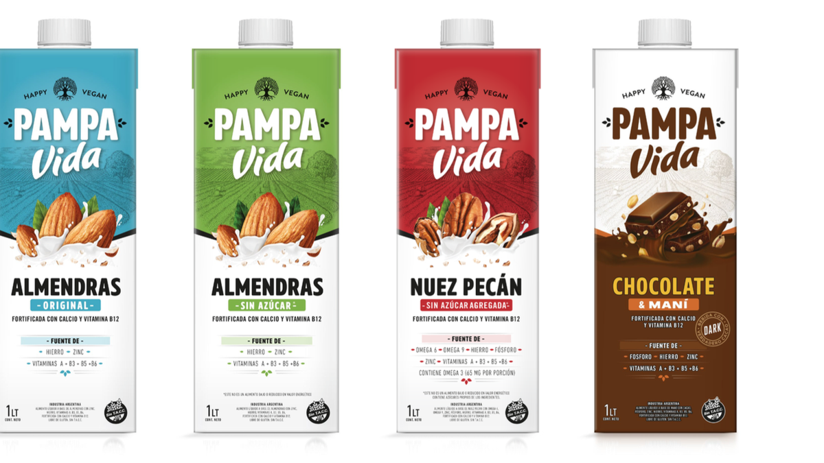 El nuevo producto de Pampa Vida llega en los envases de Tetra Pak.