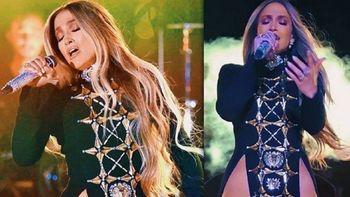 Jennifer López salió al escenario ¿sin ropa interior?