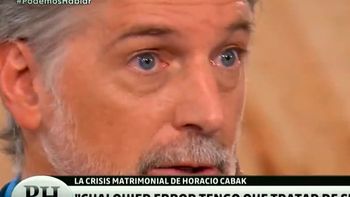 Horacio Cabak habló de su esposa en el programa de Andy Kusnetzoff: Me sorprendió su reacción