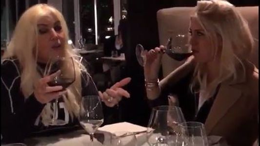 La desopilante cena de Susana Giménez con Wanda Nara en Milán
