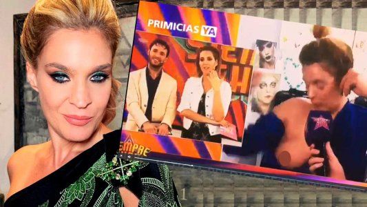 El blooper hot de Leticia Brédice: se le escapó una lola en plena entrevista