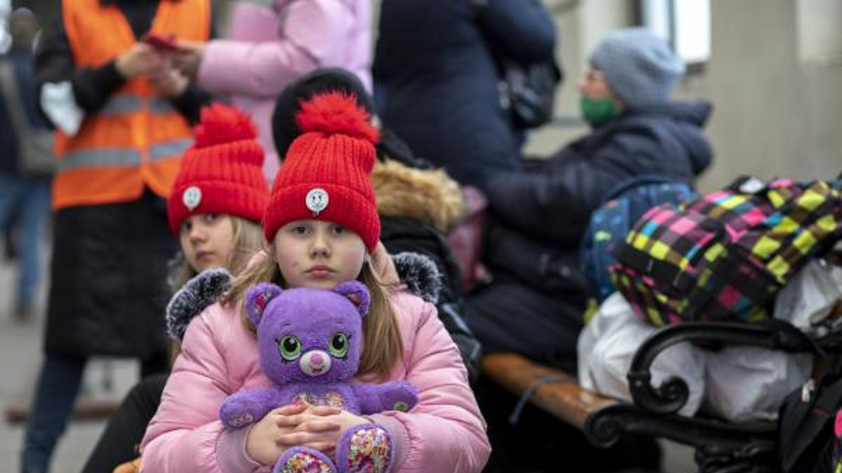 Ucrania en guerra: Según informó la ONU más de la mitad de los chicos del país tuvo que dejar sus casas. (Foto Unicef)