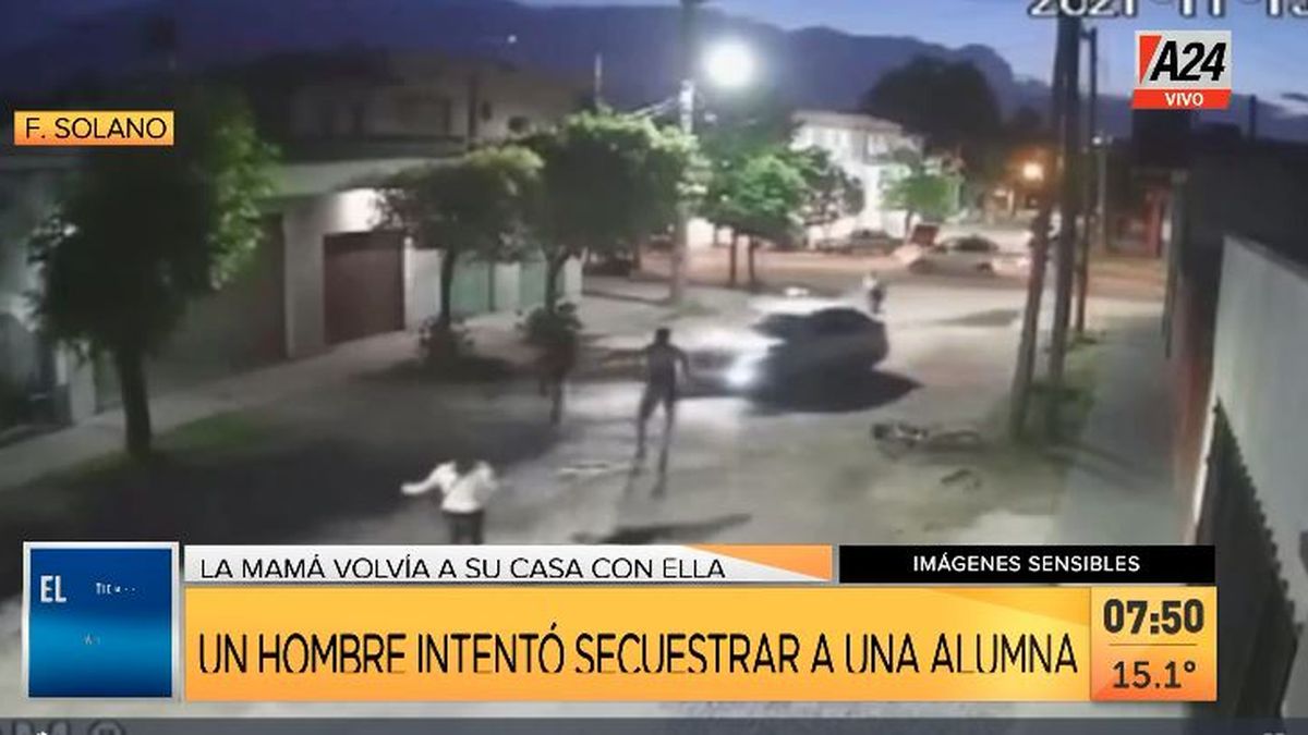 San Francisco Solano: vecinos solidarios actuaron por mano propia. (Captura de Tv)