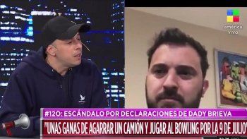 Tenso cruce entre El Dipy y Brancatelli por Dady Brieva en Intratables