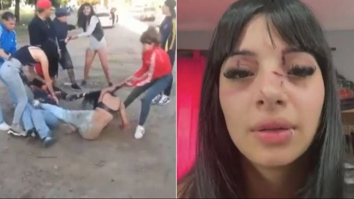 Brutal ataque a una tiktoker de 18 años en la salida de un boliche: diez personas la golpearon salvajemente.&nbsp;