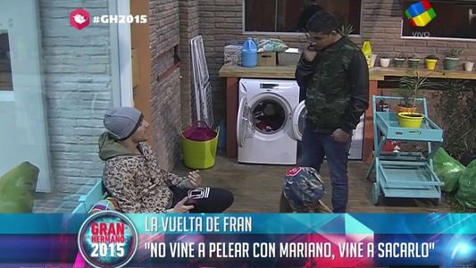 #GH2015 Francisco: “Volví para sacar a Mariano”