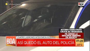 Lluvia de balas entre un policía y cuatro delincuentes en Parque Patricios