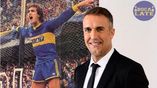 Batistuta se unió a Beraldi: Con tu proyecto, Boca va a ser mucho más grande de lo que ya es