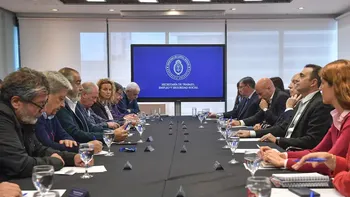 Julio Cordero y la CGT abrieron una etapa dediálogo. (Foto: gentileza Infobae)
