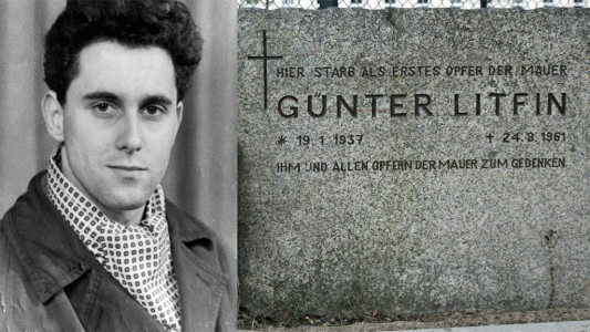 Fue el primer fusilado mientras escapaba del muro y dejó una marca en Berlin gracias a su hermano: la historia de Günter Litfin