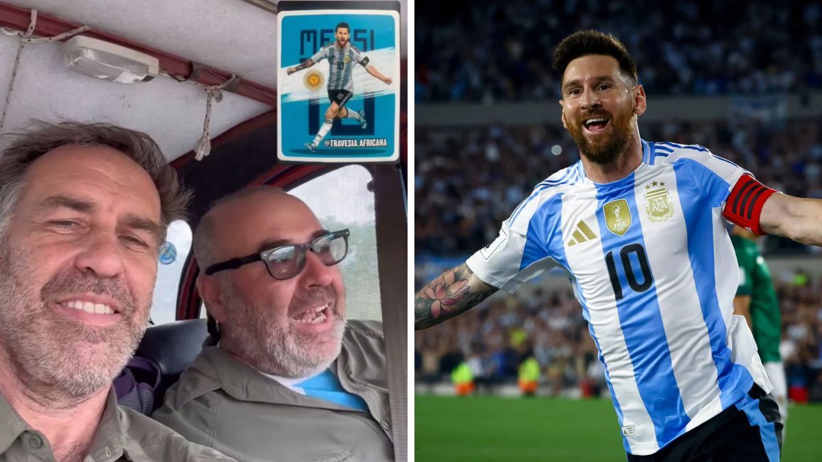Messi salvó a dos argentinos en África: el insólito truco que se volvió viral en redes.