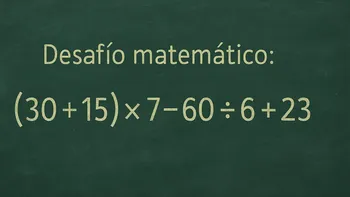 Desafío Matemático: esta cuenta con paréntesis tiene su clave en el apuro